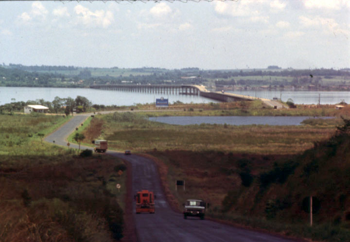 Bridge over Parana River between the states of Mato Grosso do Sul and Parana