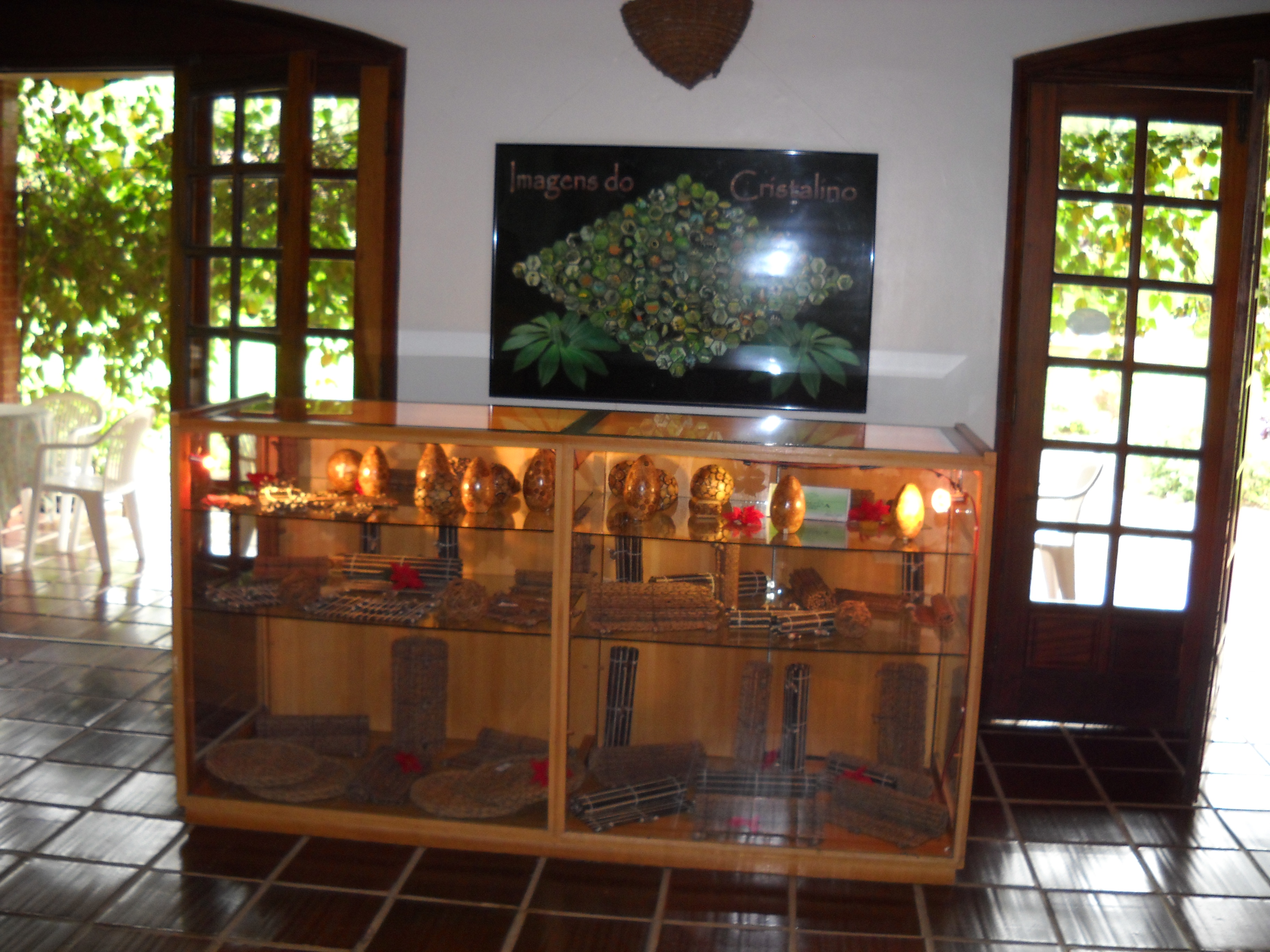 Forest products at the Amazon Forest Hotel in Alta Floresta in far northern Mato Grosso