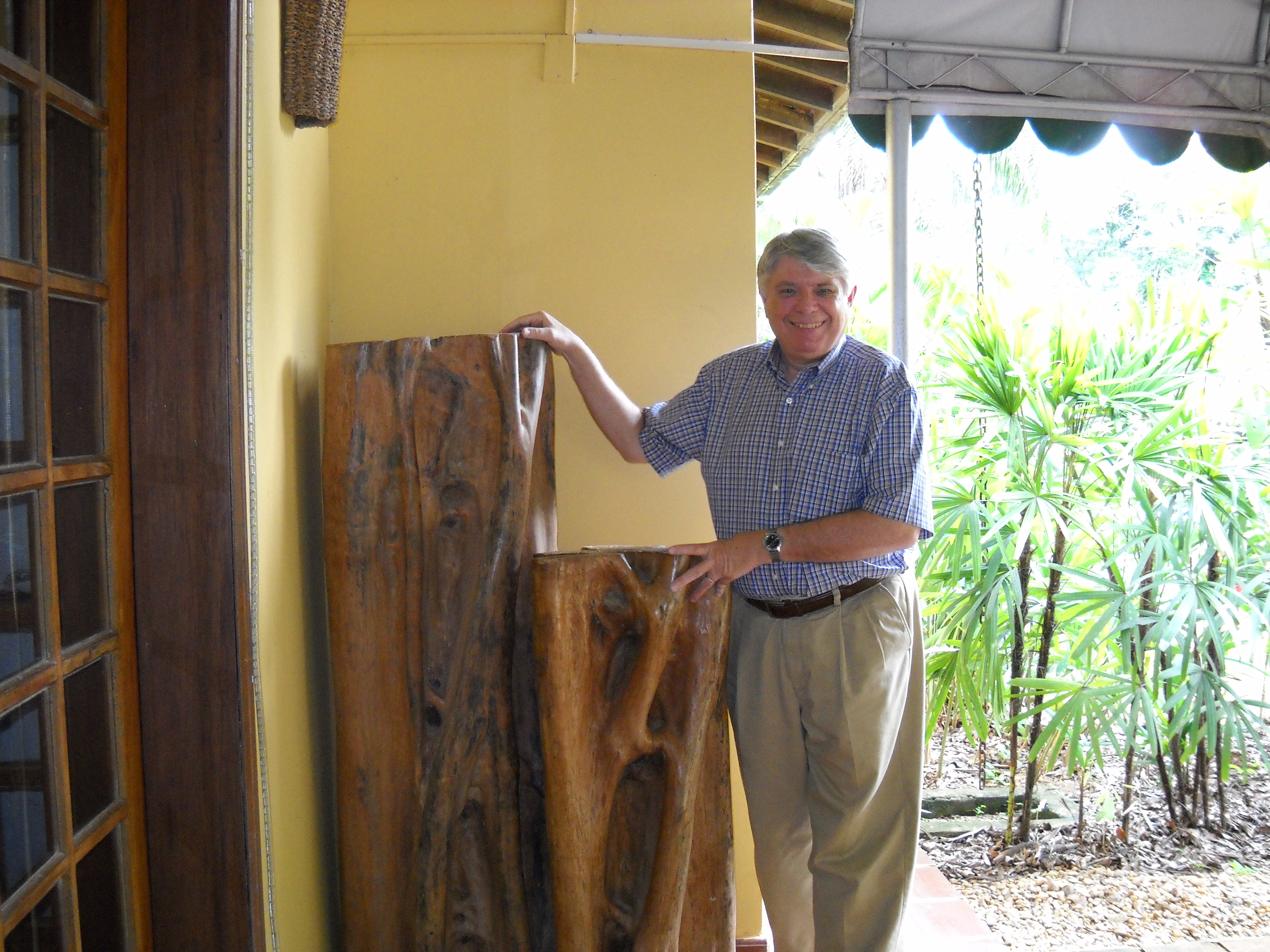 Michael Cordonnier at the Amazon Forest Hotel in Alta Floresta in far northern Mato Grosso
