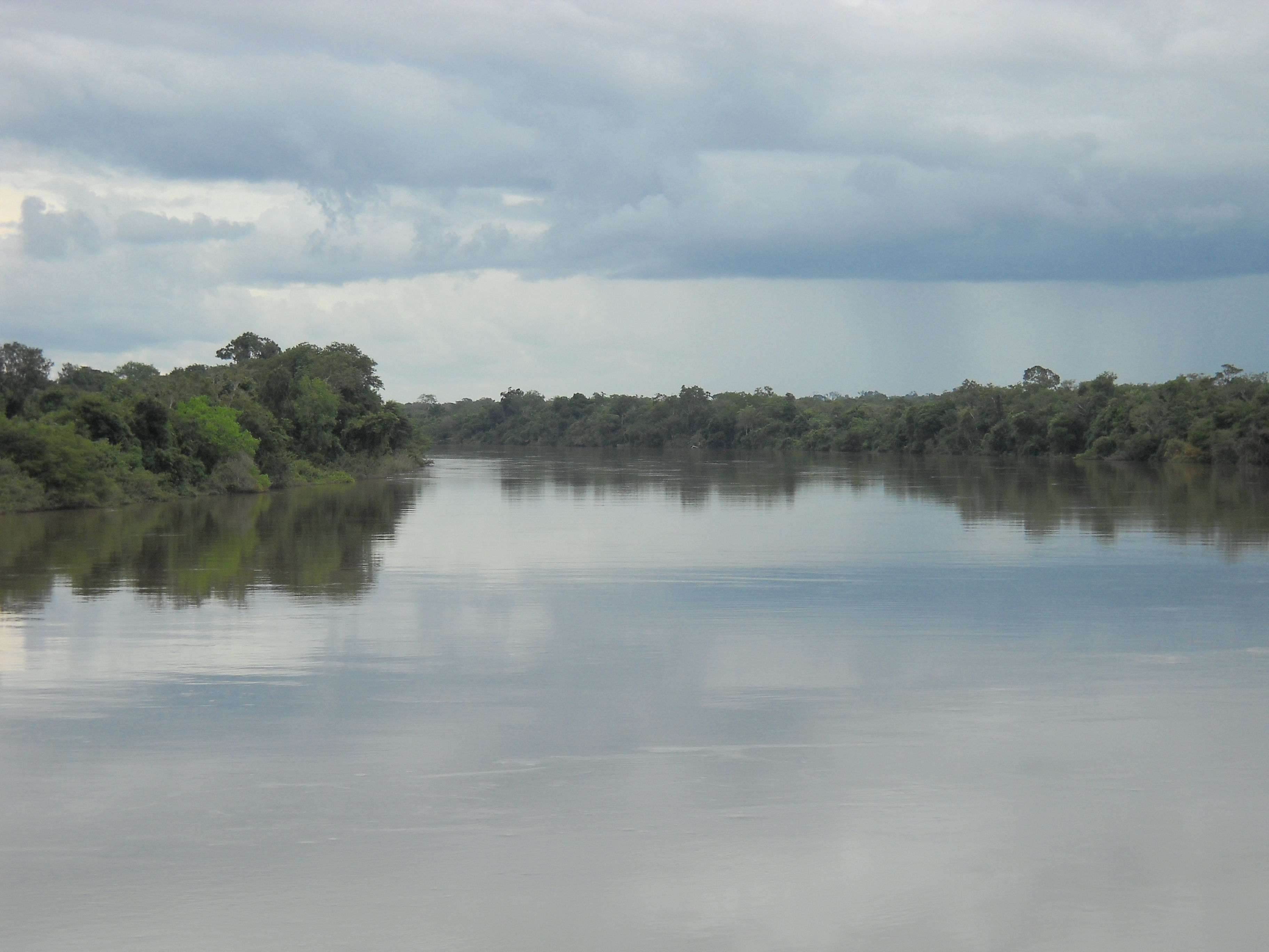 The Teles Pires River, boundary between the states of Mato Grosso and Para
