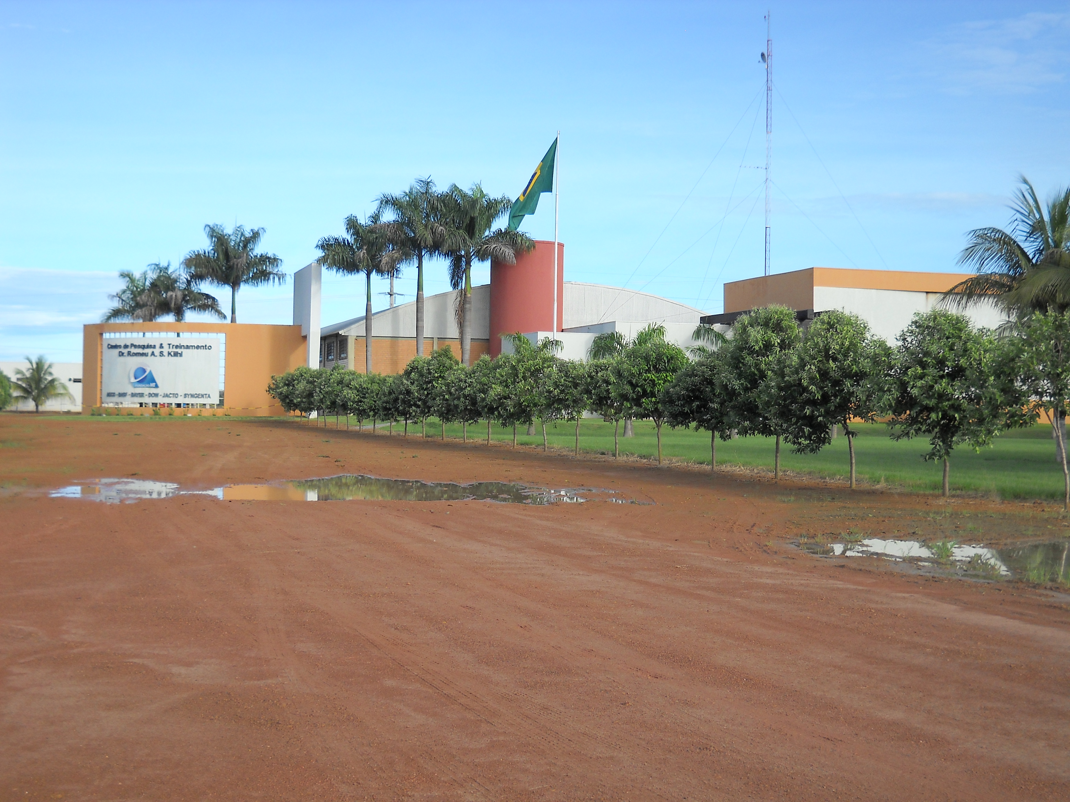 Agricultural research center near Sorriso in central Mato Grosso