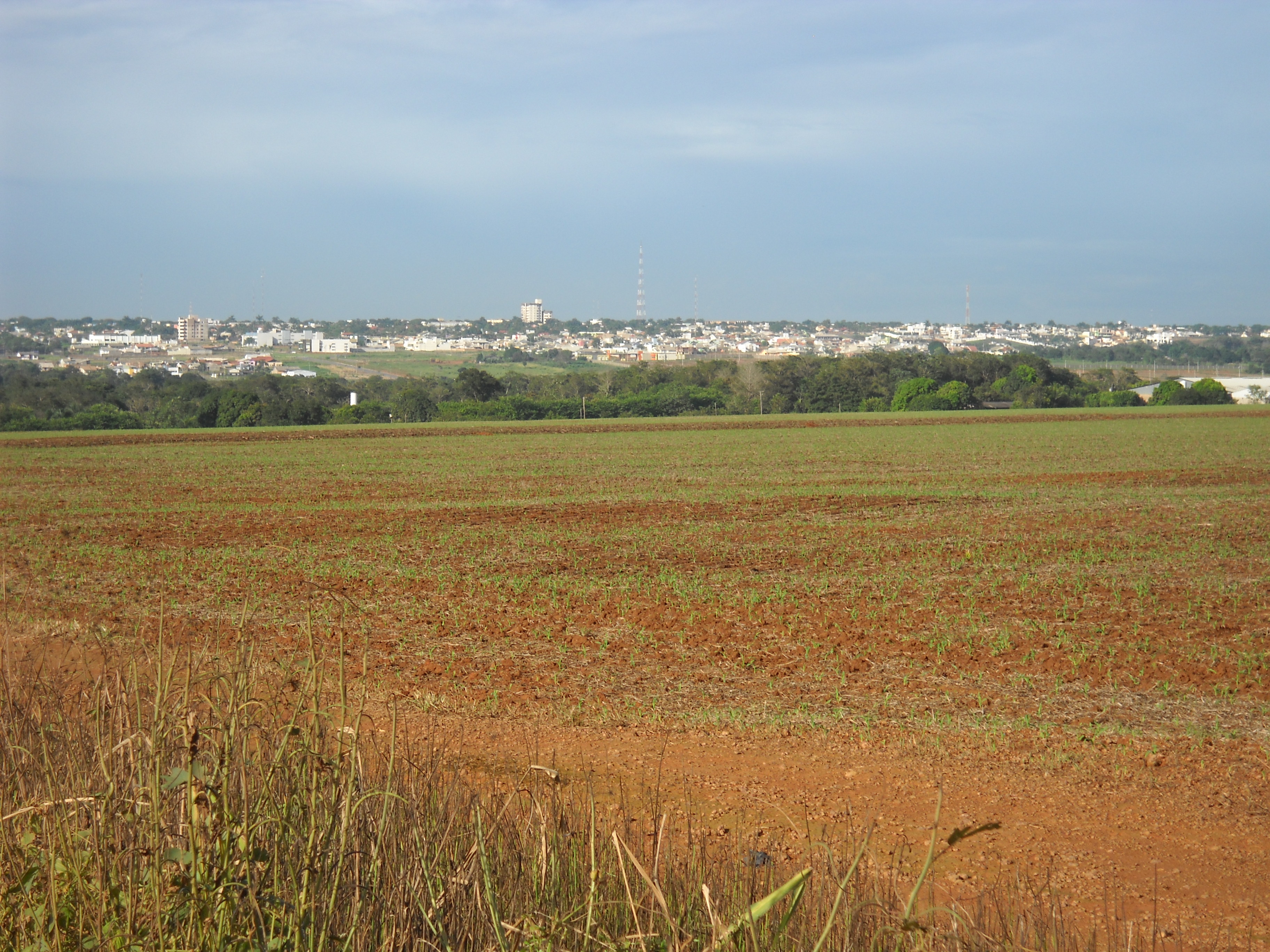 The city of Sorriso in central Mato Grosso