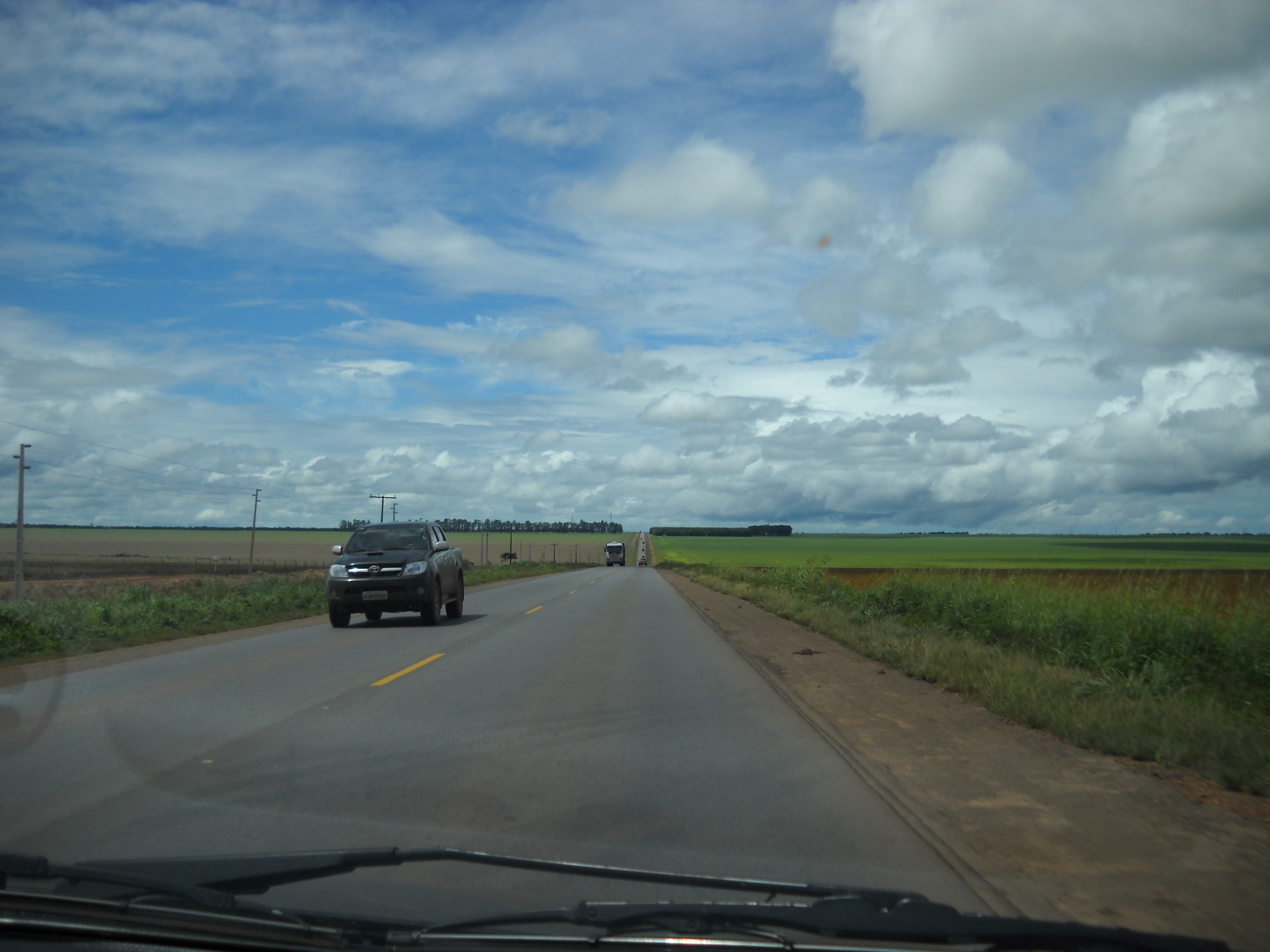 BR-163 (The Soybean Highway) in central Mato Grosso