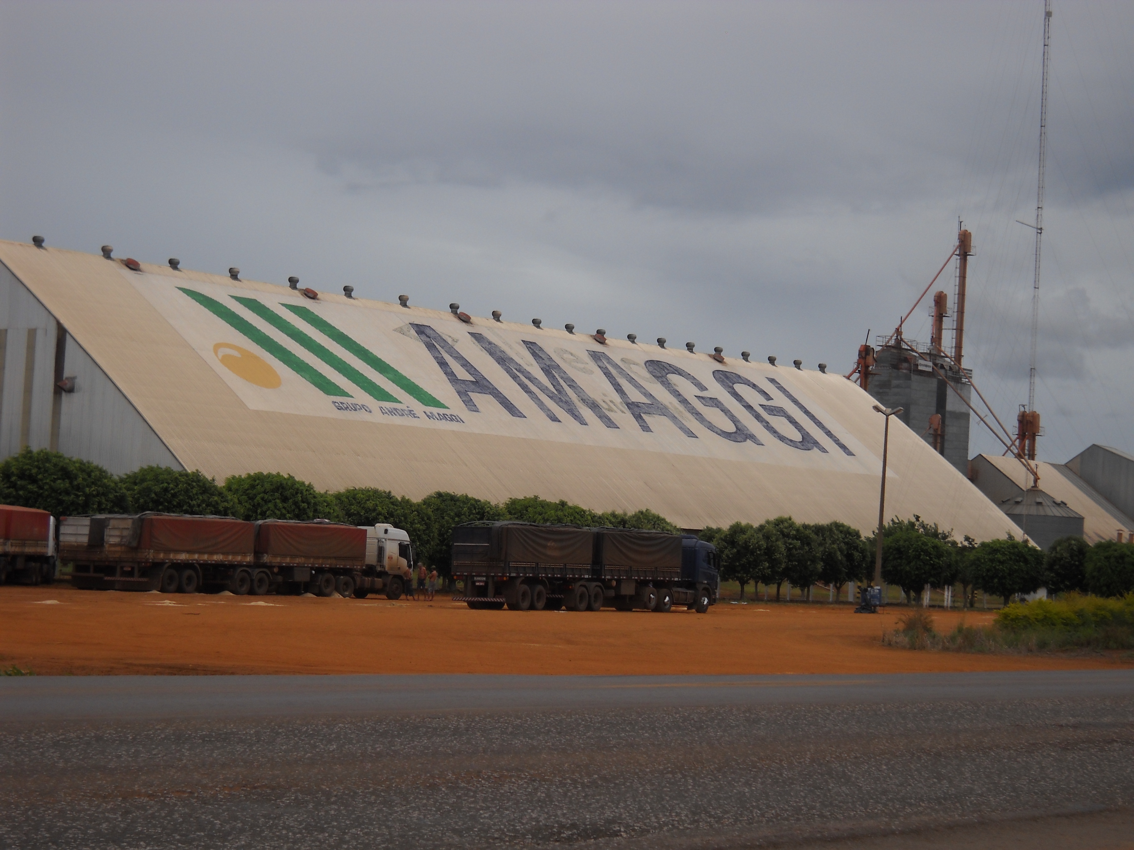 Maggi grain facility near Itiquira in far southern Mato Grosso