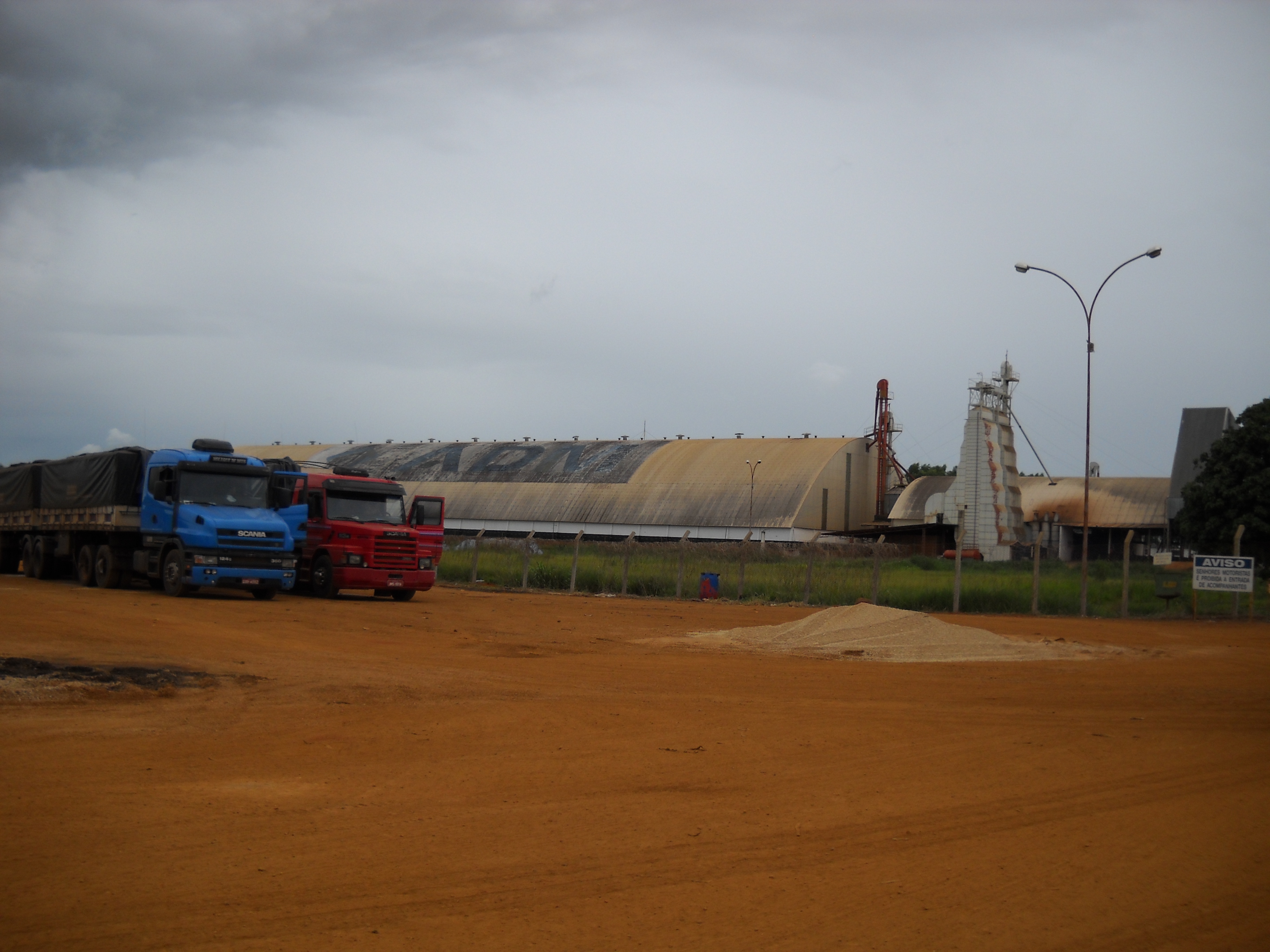ADM grain facility near Itiquira in far southern Mato Grosso