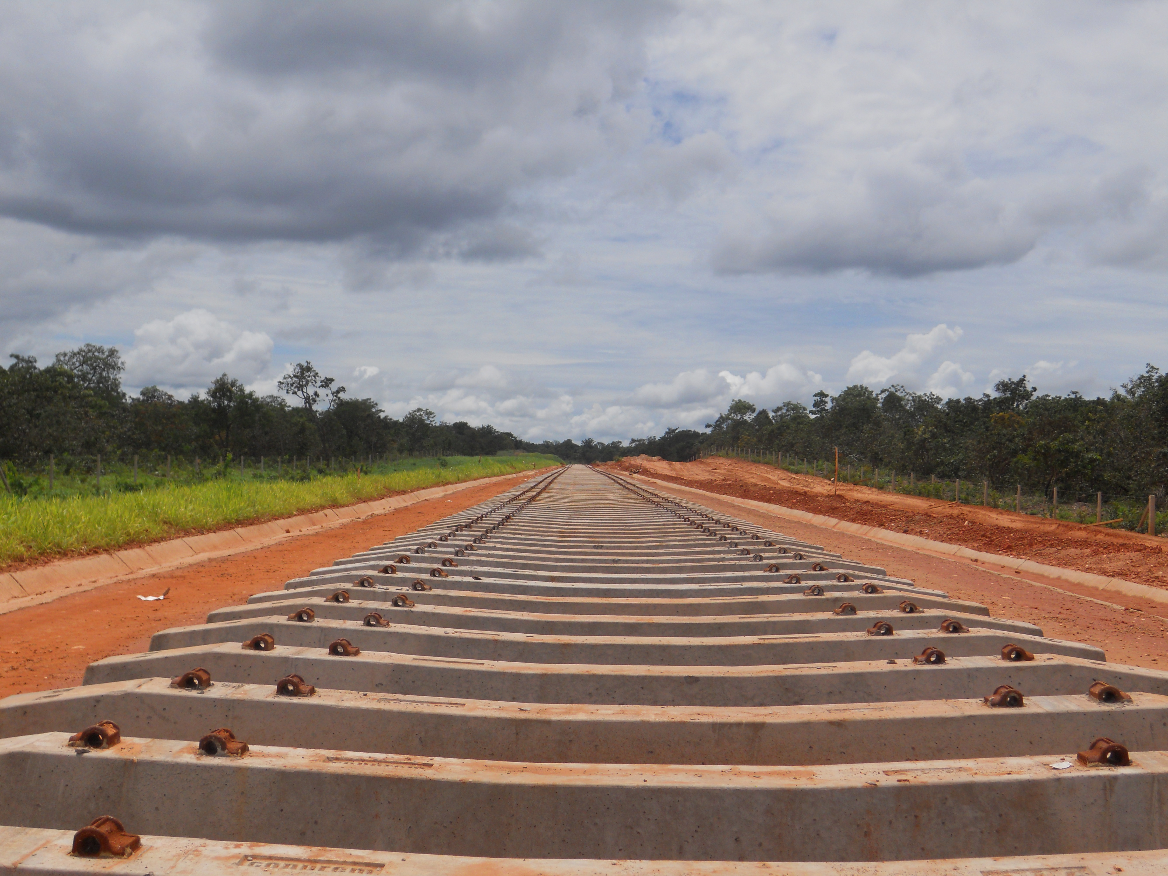 Ferronorte Railroad near Alta Araguaia in southeastern Mato Grosso, Brazil