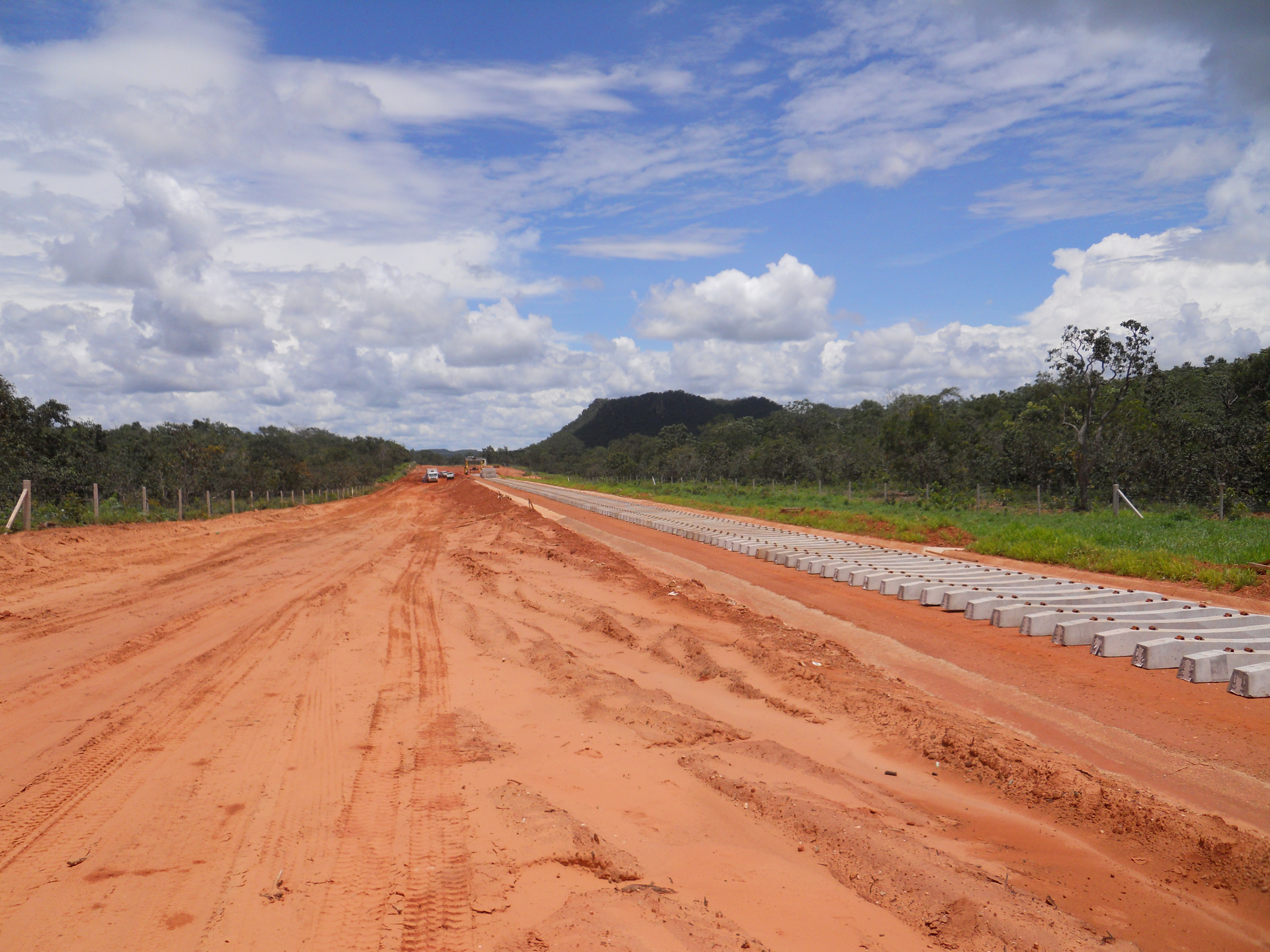 Ferronorte Railroad near Alta Araguaia in southeastern Mato Grosso, Brazil