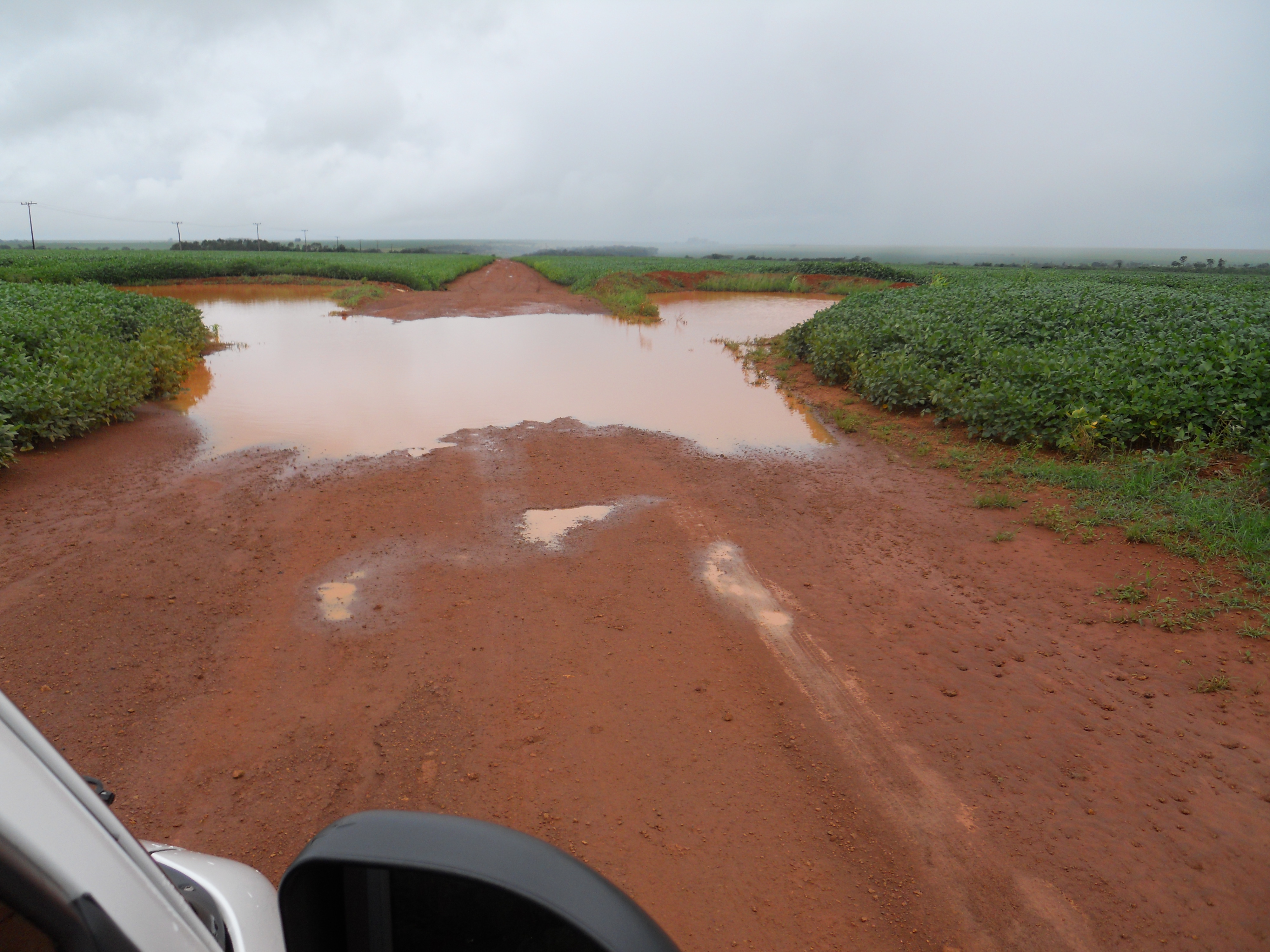 Heavy rainfall near Chapada dos Guimaraes in southeastern Mato Grosso, Brazil