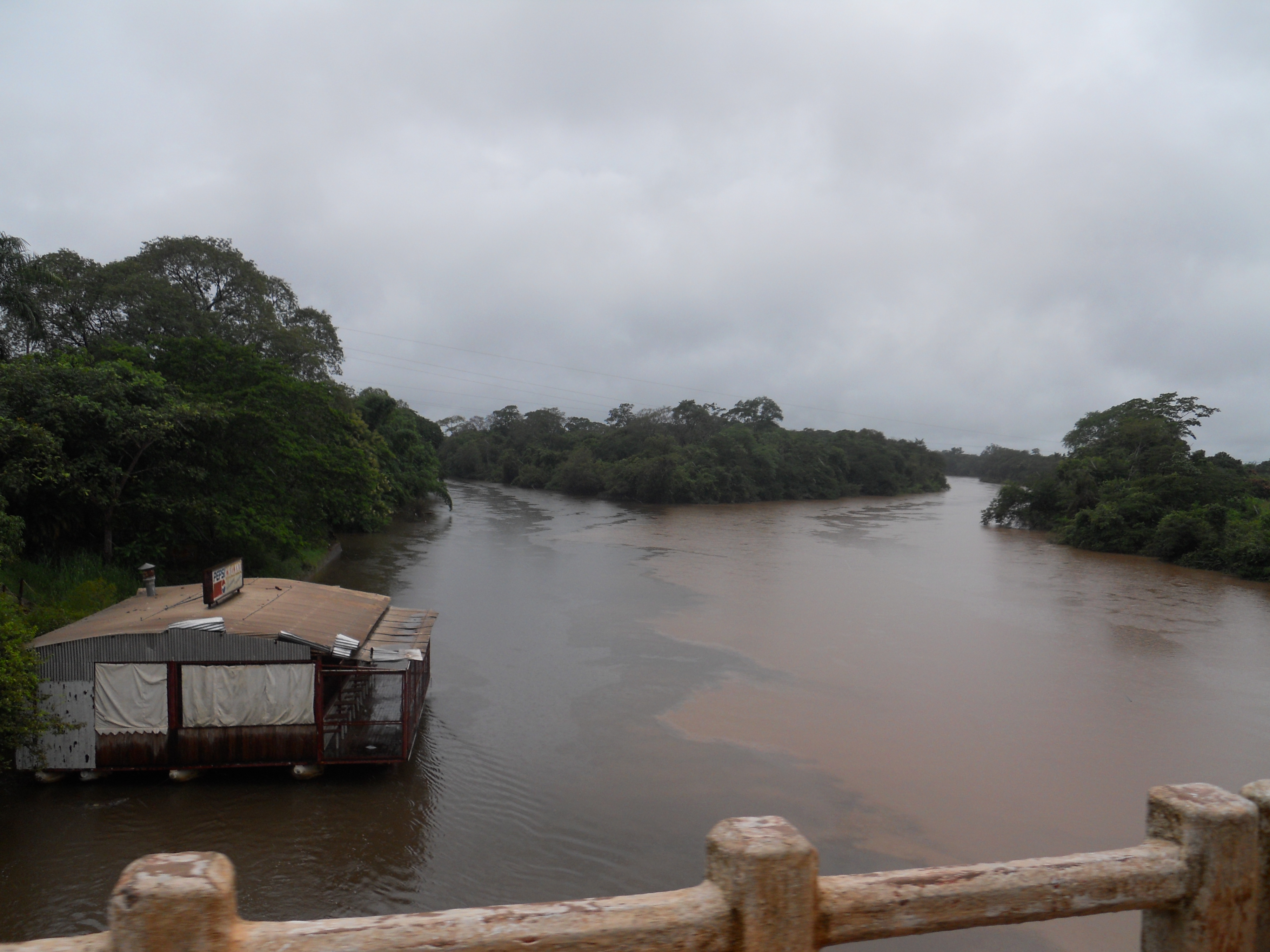 Paraguay River in Barra do Bugre in Mato Grosso, Brazil