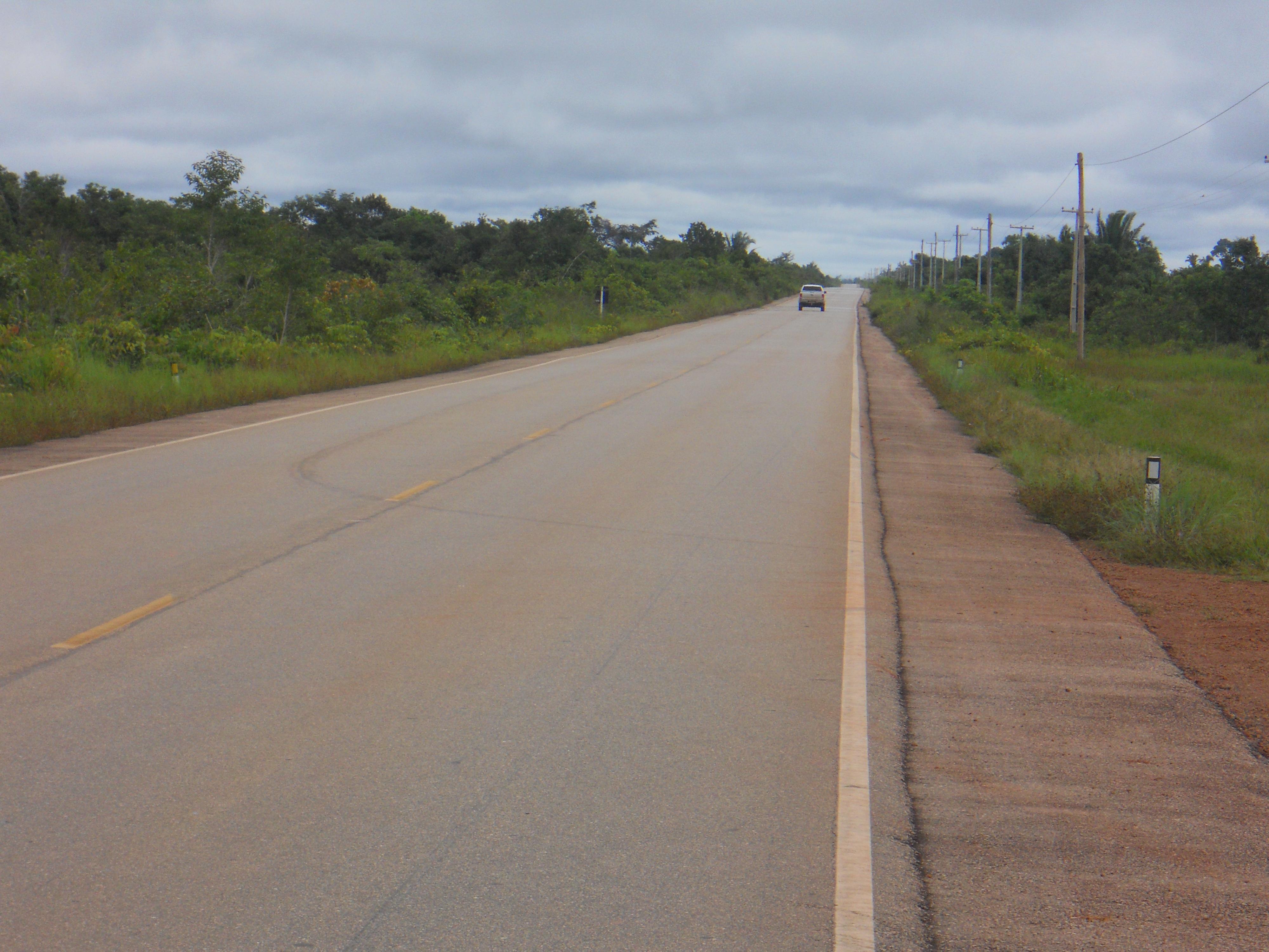 Entering the state of Amazonas in northern Brazil
