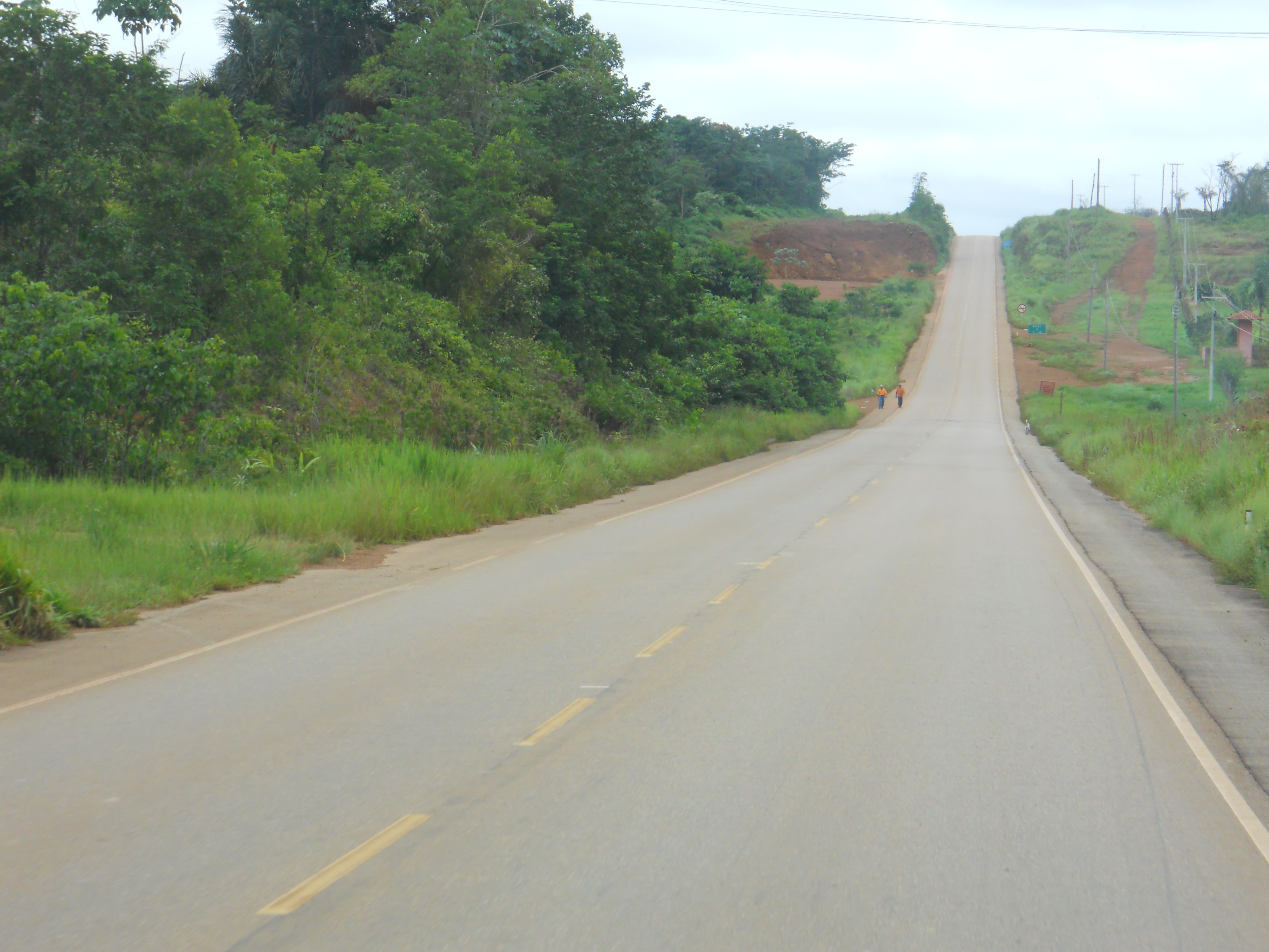 Entering the state of Amazonas in northern Brazil