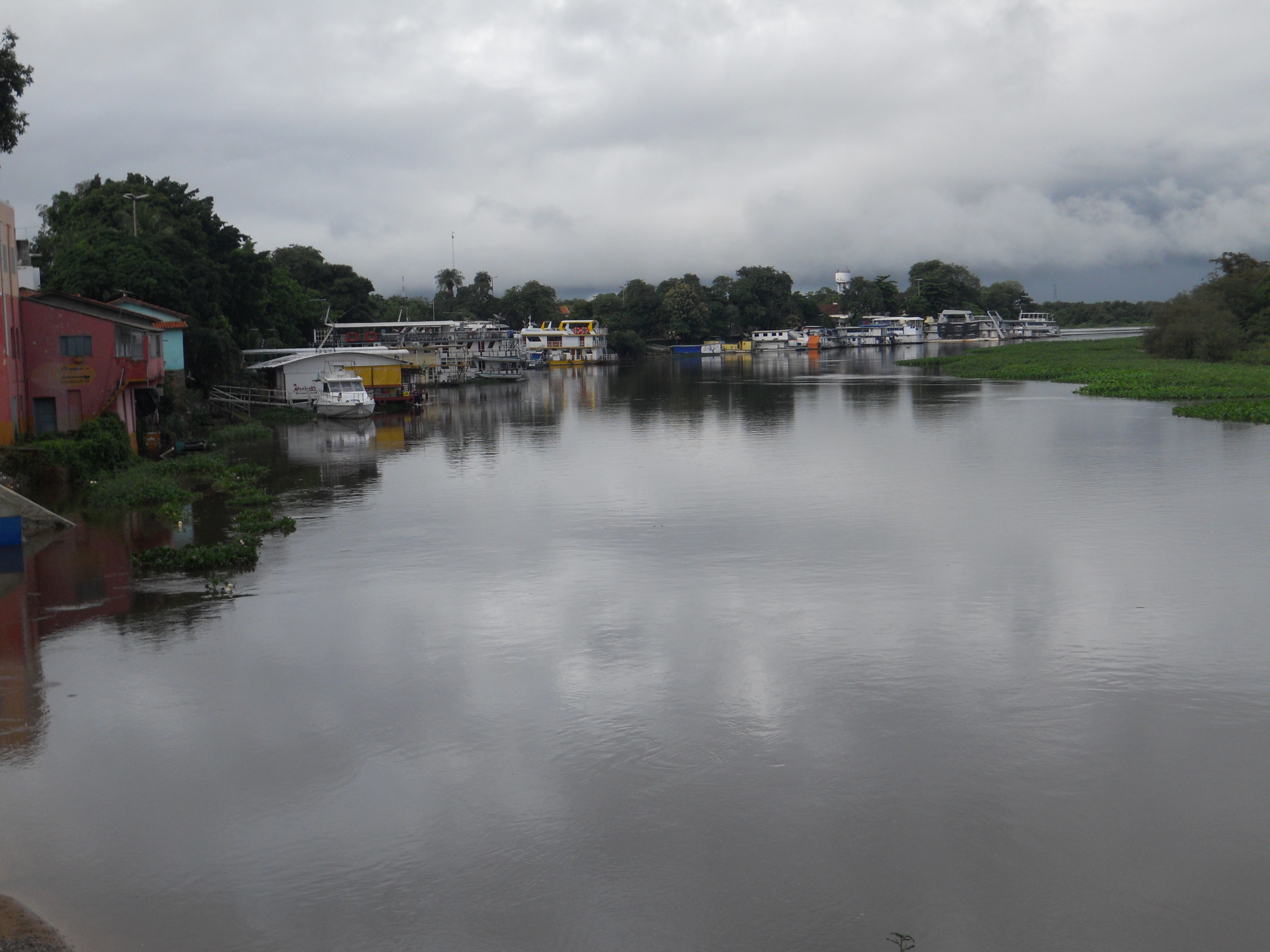 Paraguay River in downtown Caceres in southwestern Mato Grosso, Brazil